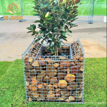 Galvanized Landscaping Gabion Planter